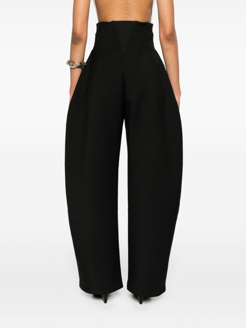 Black Corset-style Trousers