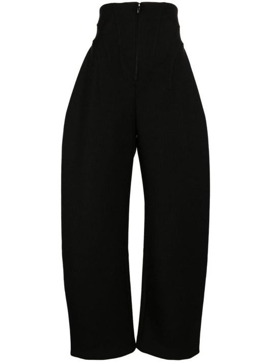 Black Corset-style Trousers