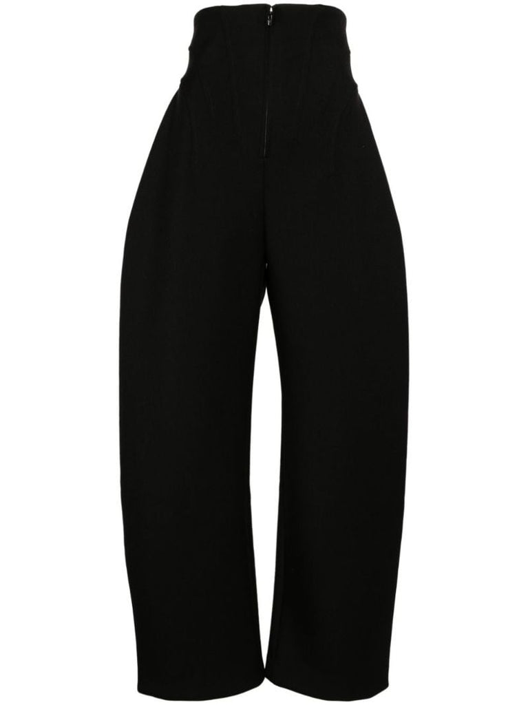 Black Corset-style Trousers