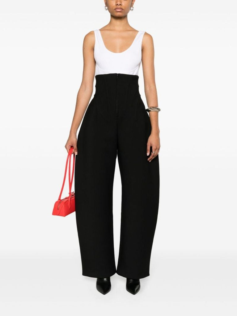 Black Corset-style Trousers