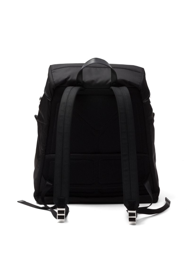 Black Re-nylon Backpack