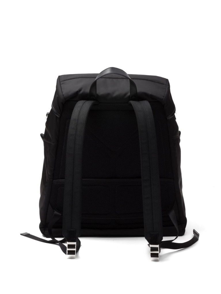 Black Re-nylon Backpack
