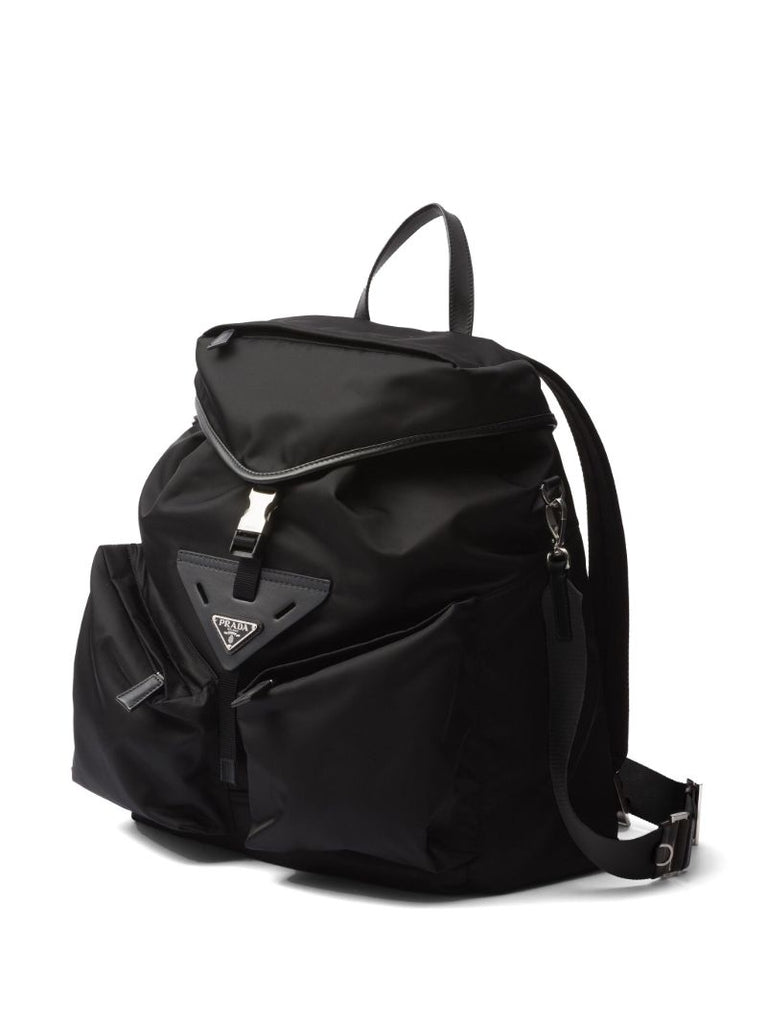 Black Re-nylon Backpack