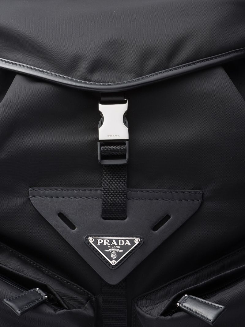 Black Re-nylon Backpack