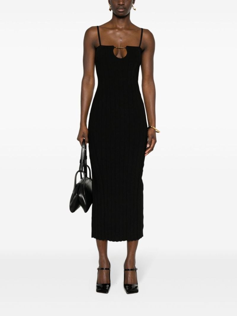 Black La Robe Sierra Midi Dress