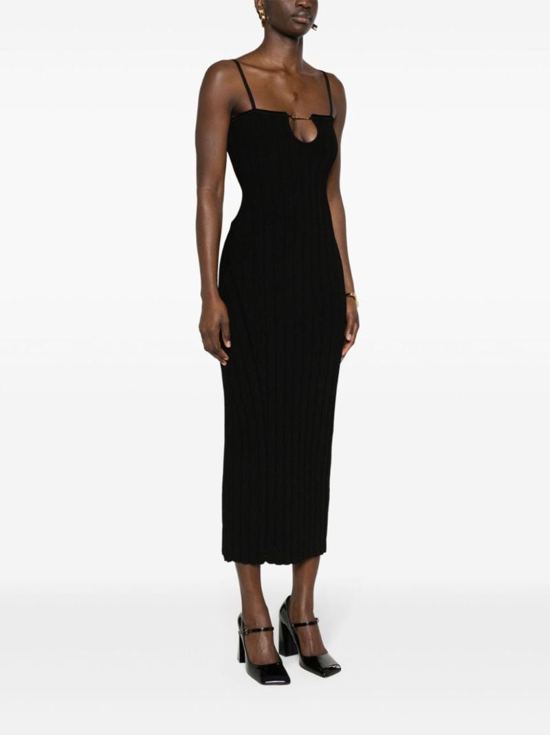 Black La Robe Sierra Midi Dress