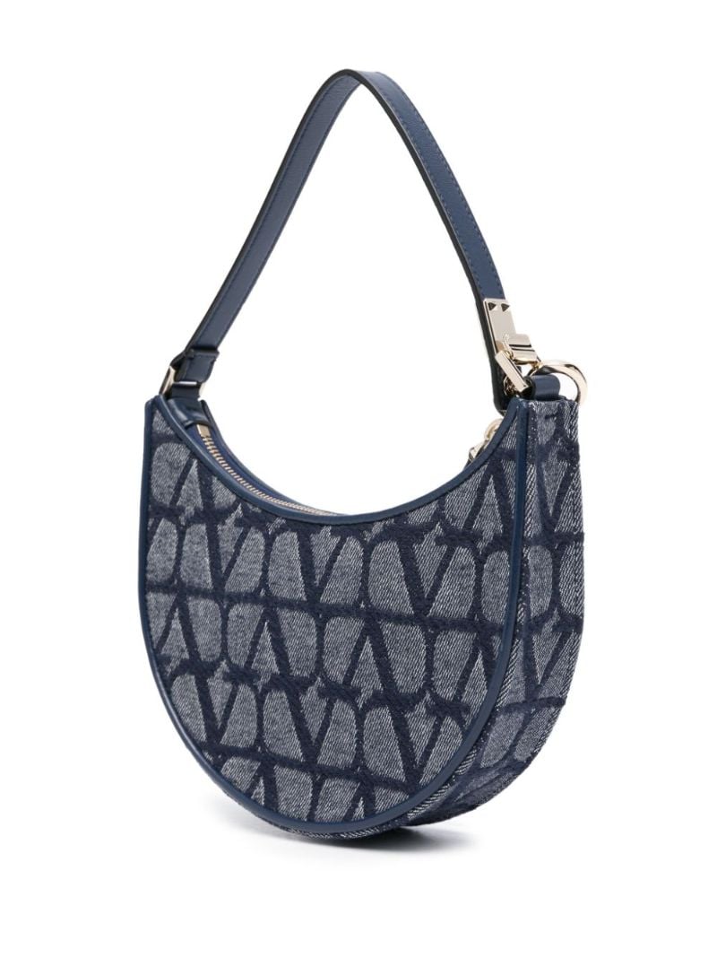 Blue Mini Vlogo Shoulder Bag