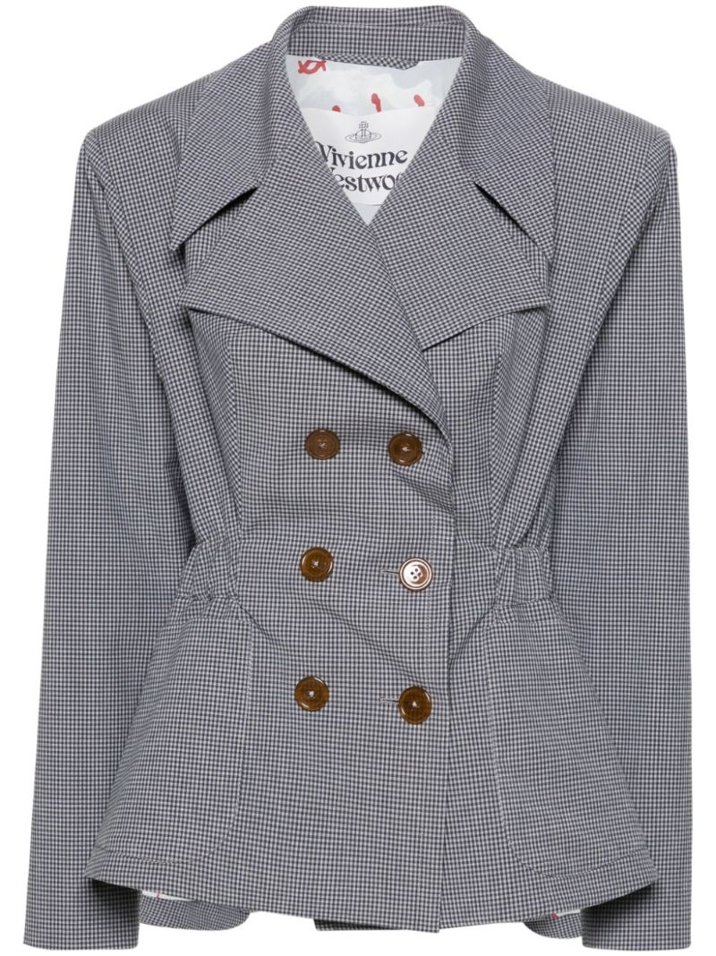Black Ella Prince of Wales Blazer