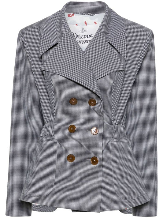 Black Ella Prince of Wales Blazer