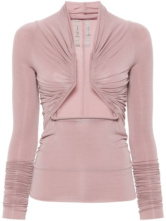Pink Prong Cut-out Top