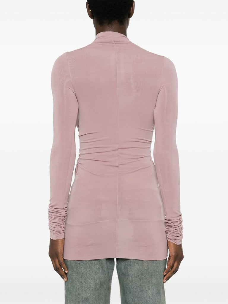 Pink Prong Cut-out Top