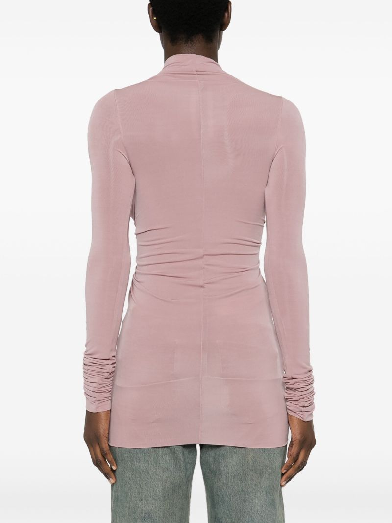 Pink Prong Cut-out Top
