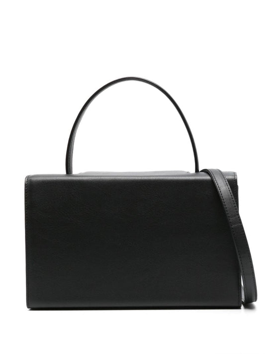 Black 931 Leather Top Handle Bag