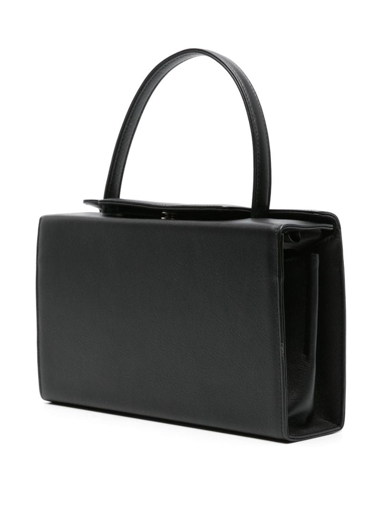 Black 931 Leather Top Handle Bag