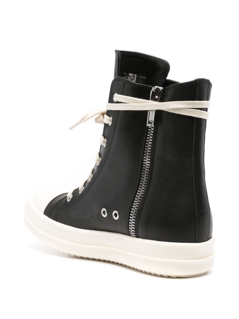 Black Porterville Leather Sneakers