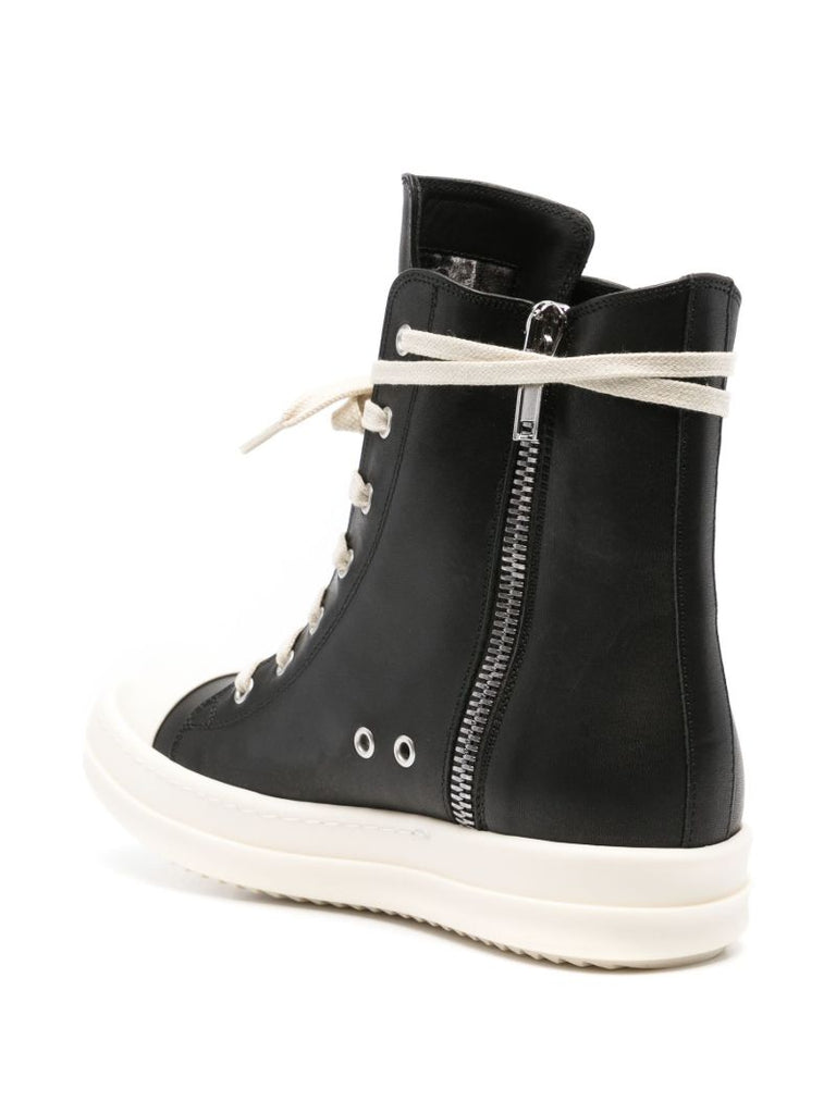 Black Porterville Leather Sneakers