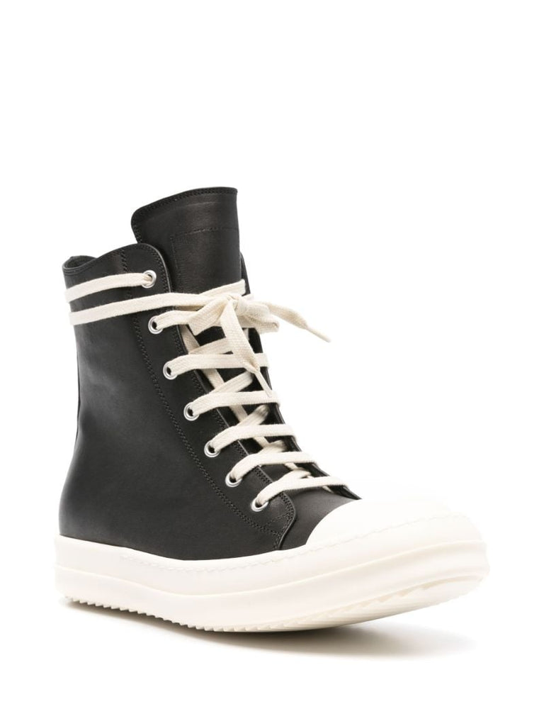 Black Porterville Leather Sneakers