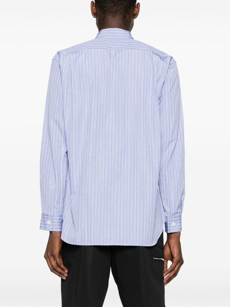 Blue Striped Cotton Shirt
