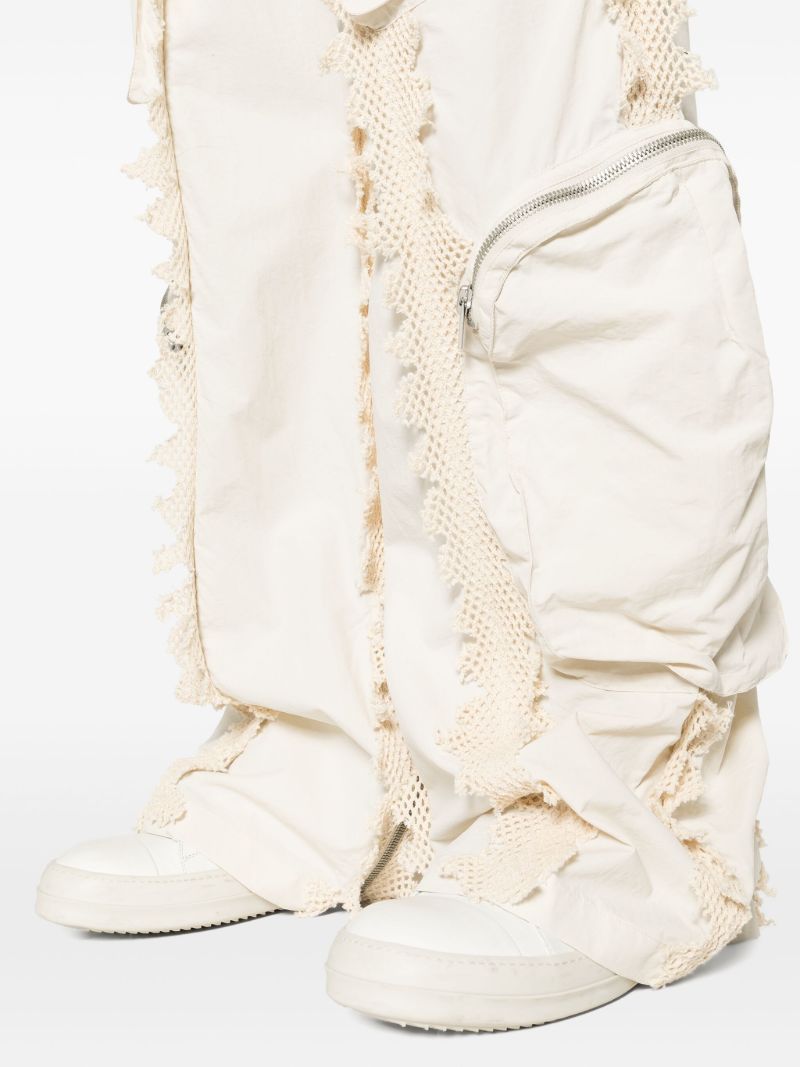 Neutral Spherical Trimmed Cargo Trousers