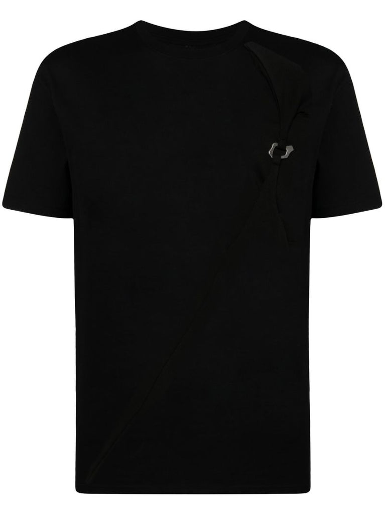 Black Morphed Carabiner Cotton T-shirt