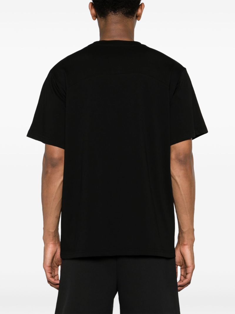 Black Morphed Carabiner Cotton T-shirt