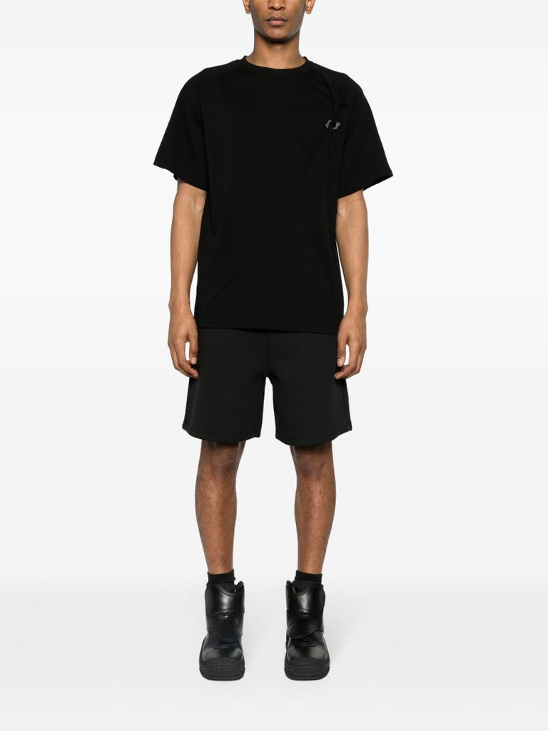 Black Morphed Carabiner Cotton T-shirt