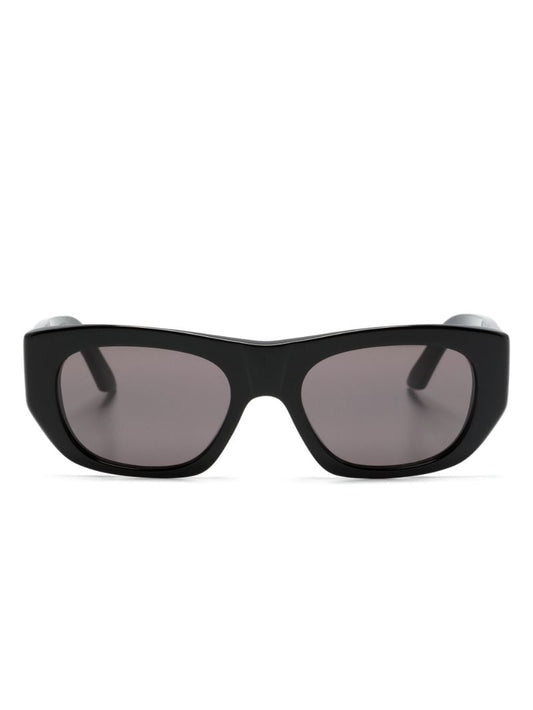 Black Bold D-frame Sunglasses
