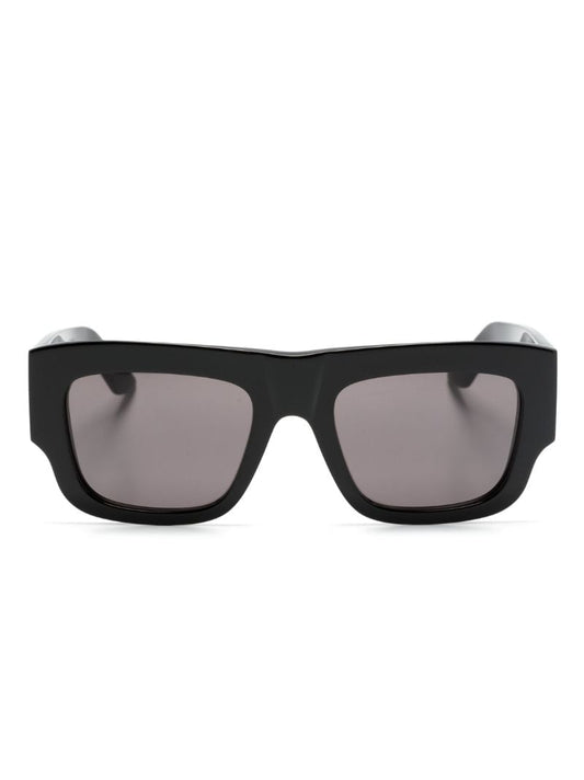 Black Bold Square-frame Sunglasses