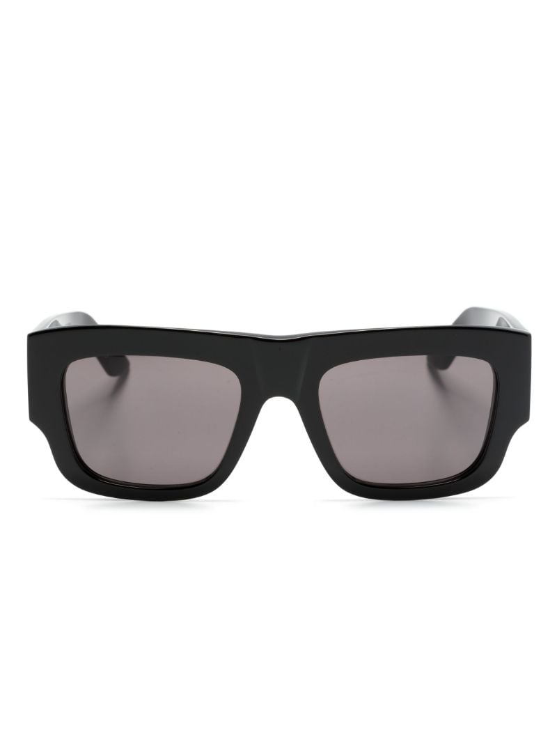 Black Bold Square-frame Sunglasses
