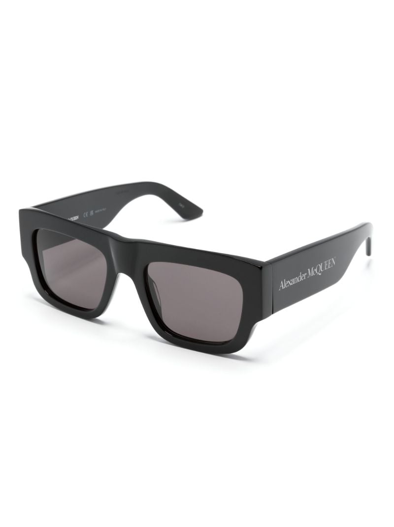 Black Bold Square-frame Sunglasses