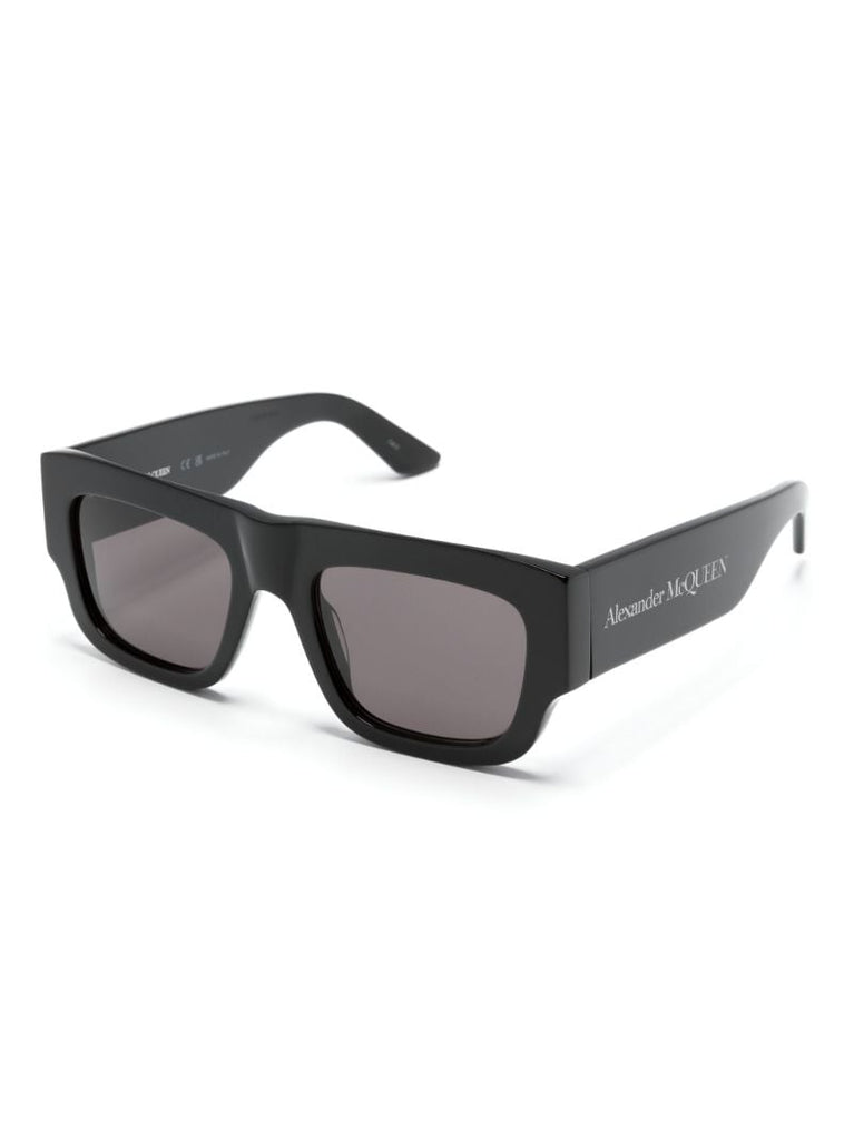 Black Bold Square-frame Sunglasses