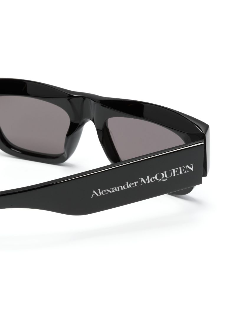 Black Bold Square-frame Sunglasses