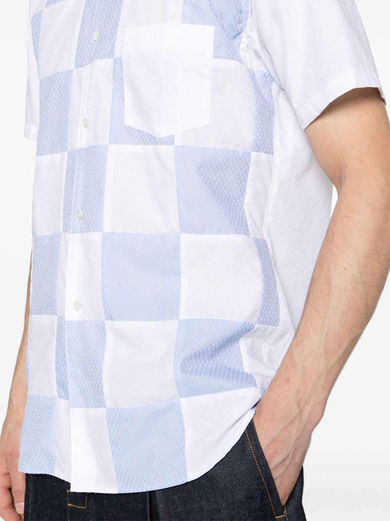 White Checked Cotton Shirt