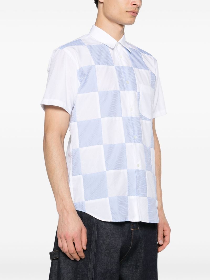 White Checked Cotton Shirt