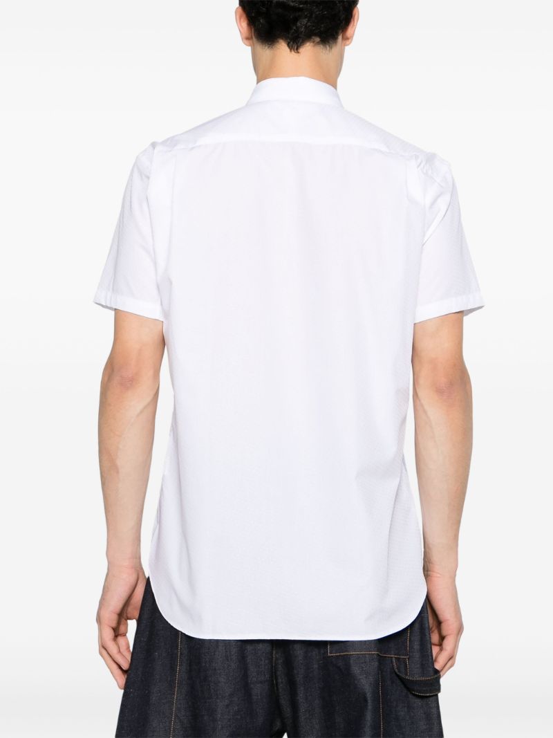 White Checked Cotton Shirt