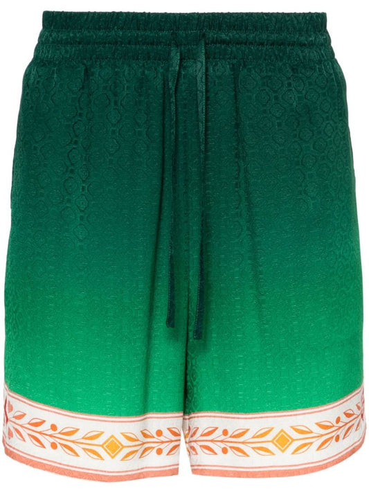 Green Unity Is Power Silk Shorts