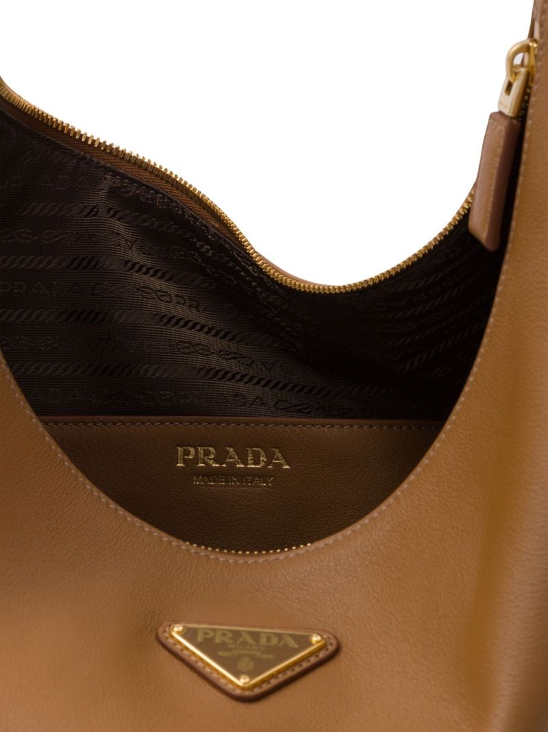 Brown ArquÃ_x0083_Â© Large Leather Shoulder Bag