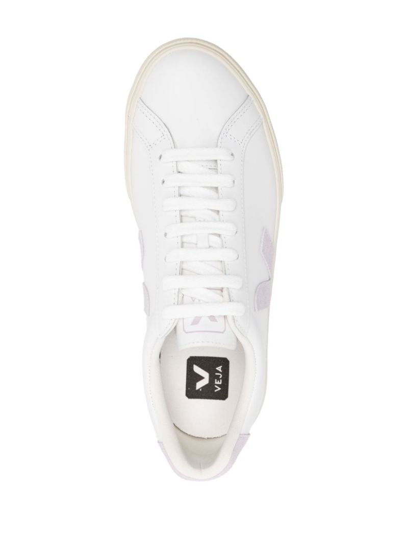 White Esplar Leather Sneakers