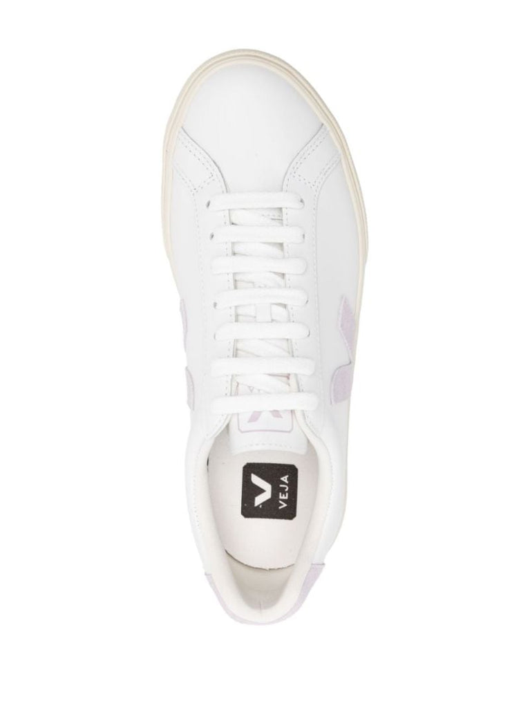 White Esplar Leather Sneakers