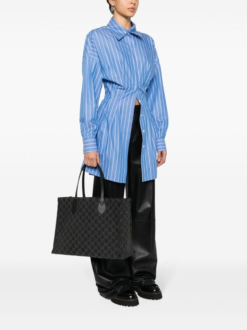 Black Ophidia Large Gg Supreme Tote Bag