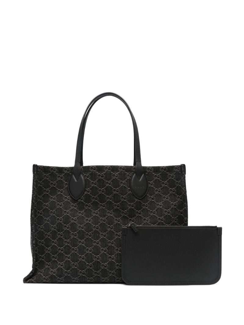 Black Ophidia Large Gg Supreme Tote Bag