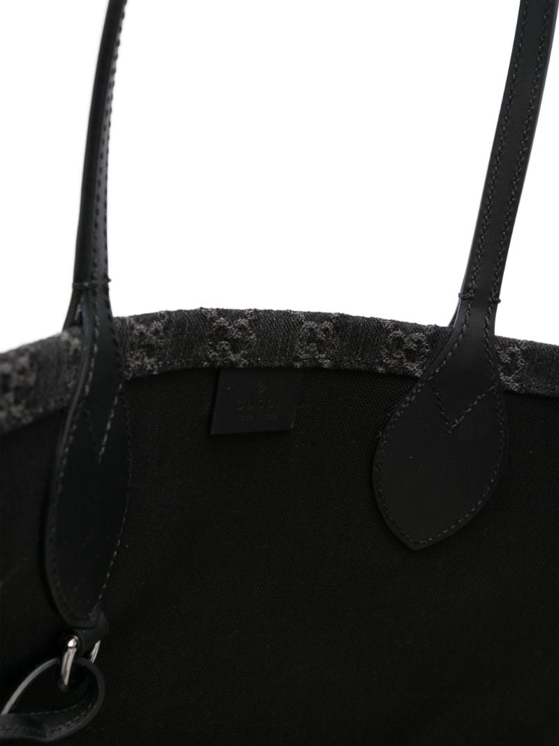 Black Ophidia Large Gg Supreme Tote Bag