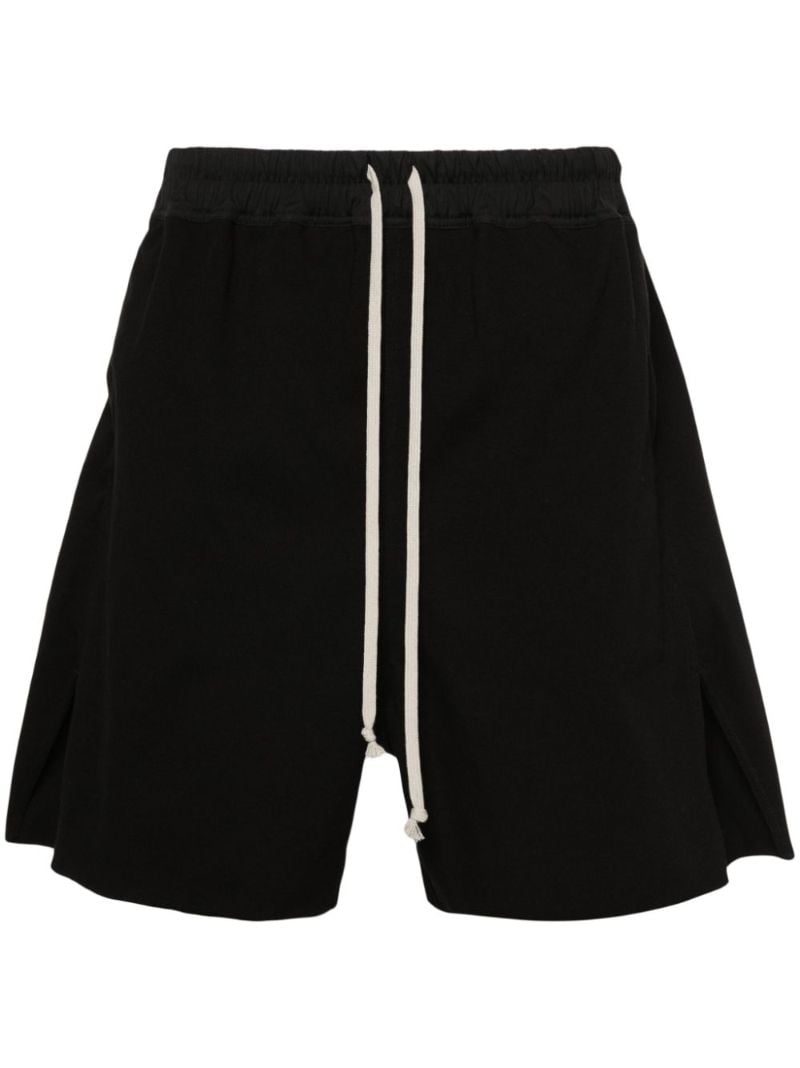 Black Boxers Organic-cotton Track Shorts