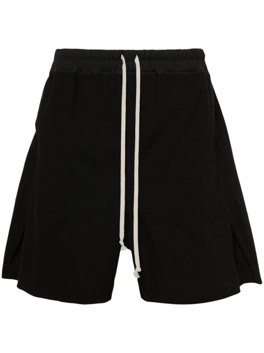 Black Boxers Organic-cotton Track Shorts
