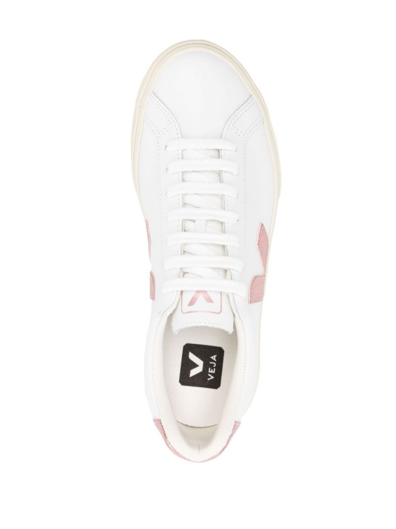 White Esplar Leather Sneakers