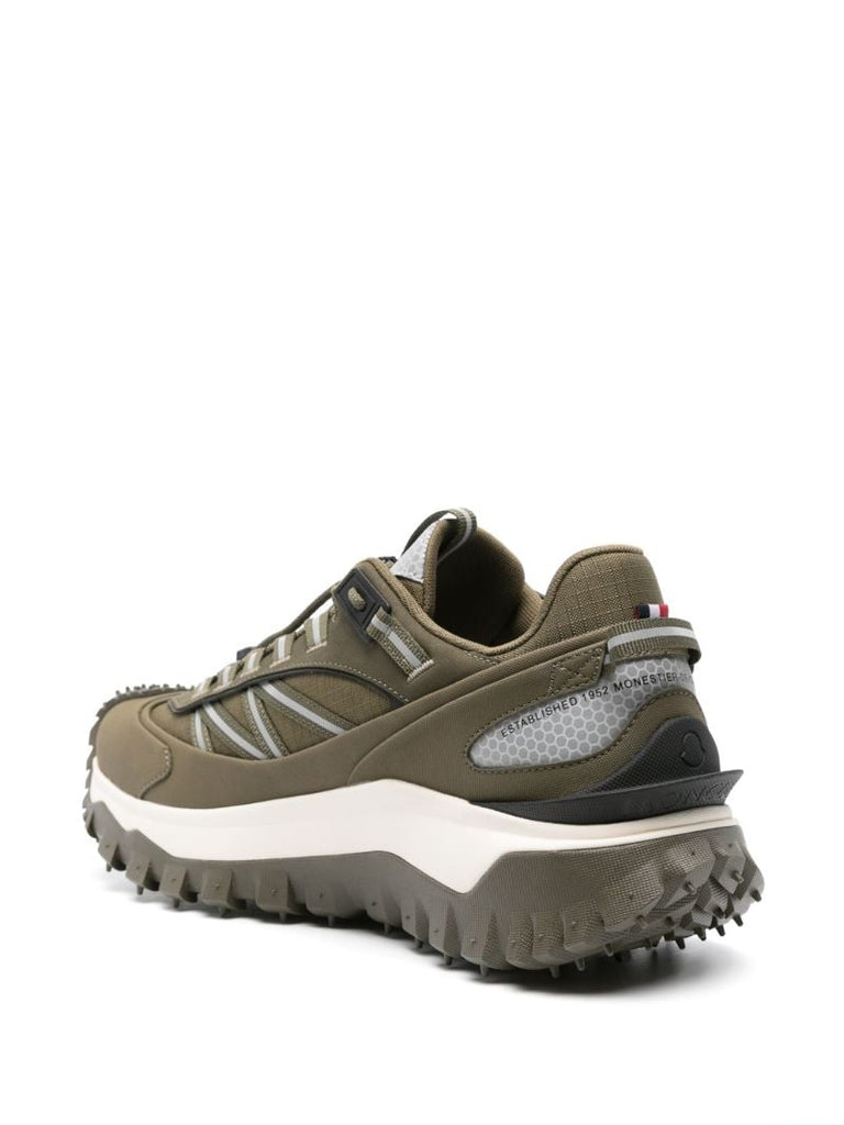 Green Trailgrip Leather Sneakers