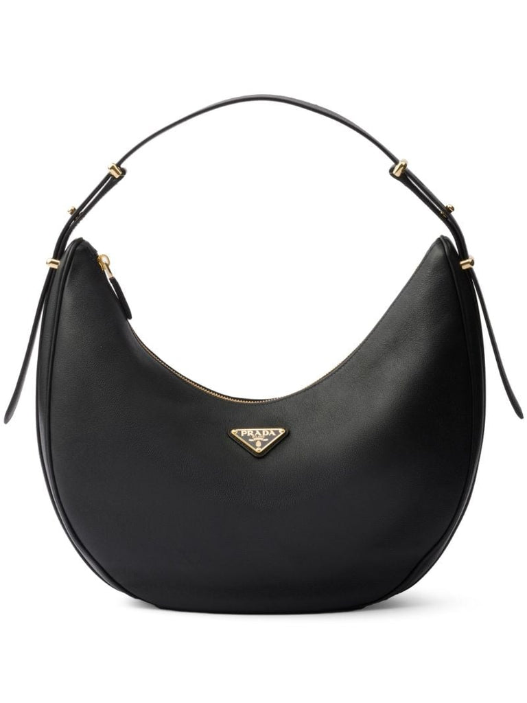 Black ArquÃ_x0083_Â© Leather Shoulder Bag