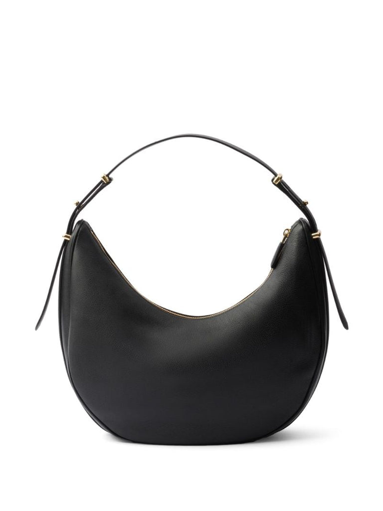 Black ArquÃ_x0083_Â© Leather Shoulder Bag