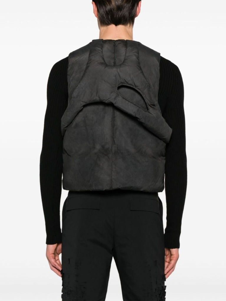 Black Diffusion Quilted Gilet