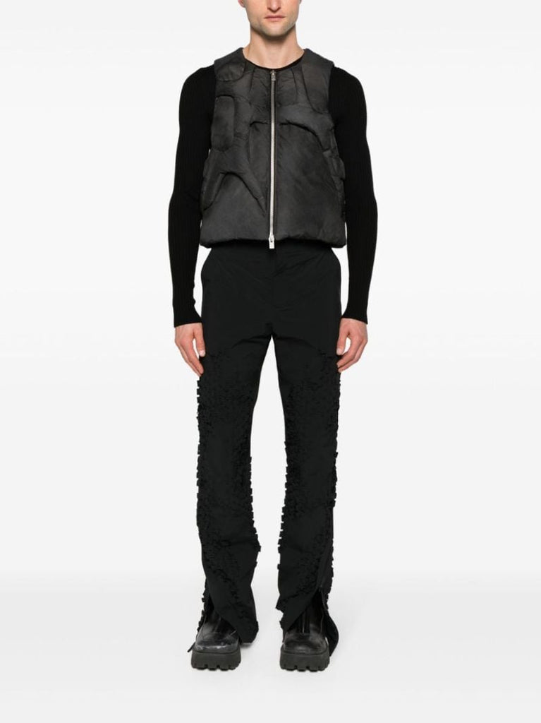 Black Diffusion Quilted Gilet